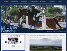 Tablet Screenshot of ferme-dame-blanche.com